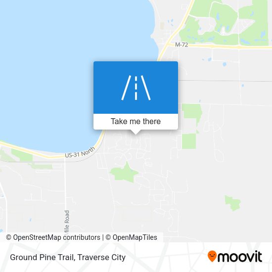 Ground Pine Trail map