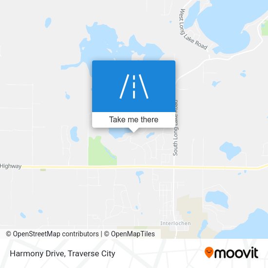 Harmony Drive map