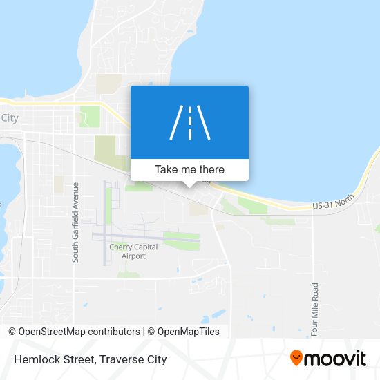 Mapa de Hemlock Street