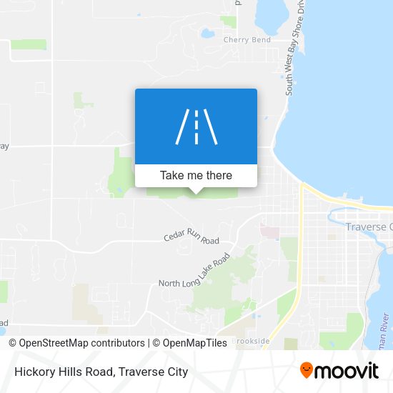 Hickory Hills Road map