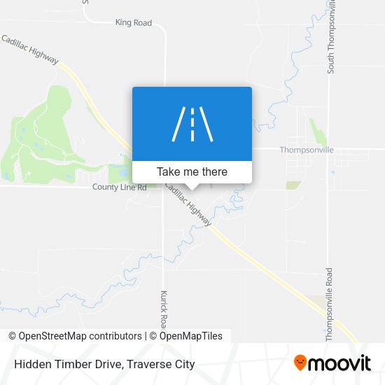 Hidden Timber Drive map