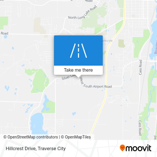 Mapa de Hillcrest Drive