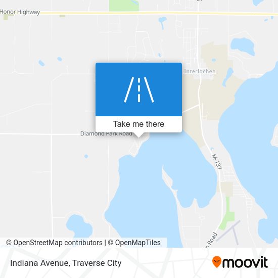 Mapa de Indiana Avenue