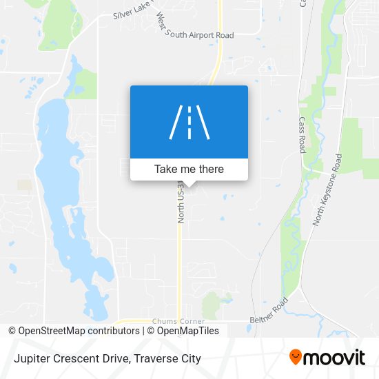 Jupiter Crescent Drive map