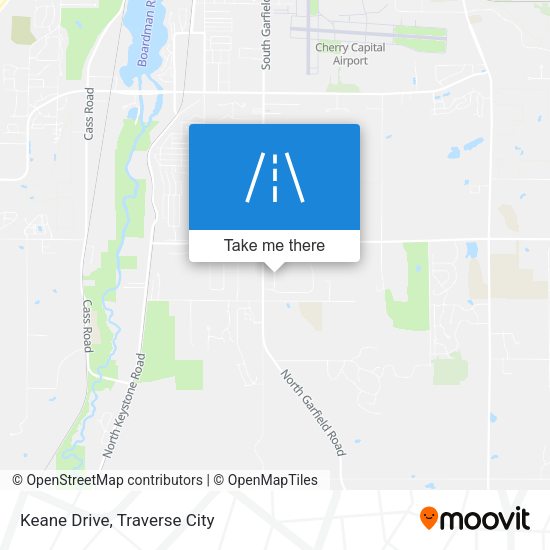 Mapa de Keane Drive