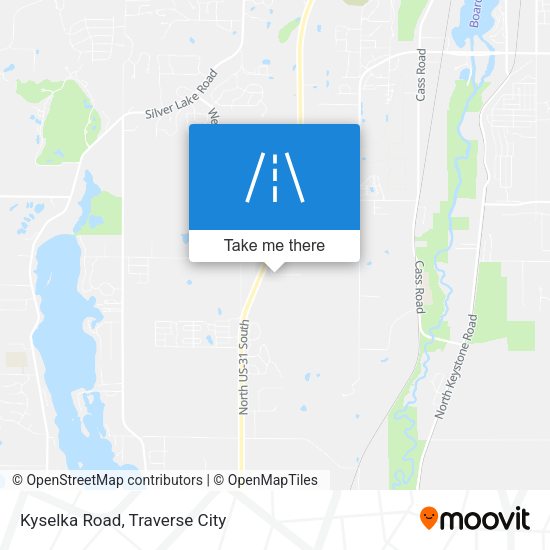 Kyselka Road map