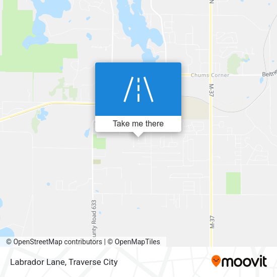 Labrador Lane map