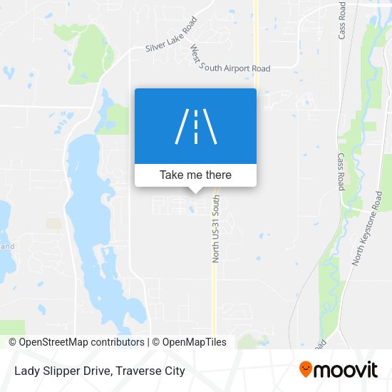 Lady Slipper Drive map