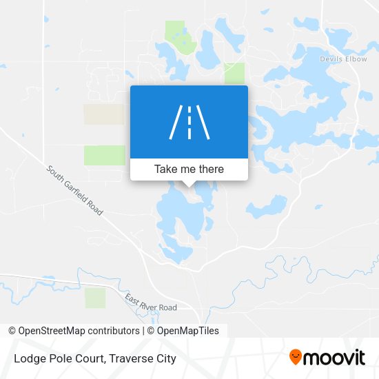 Lodge Pole Court map