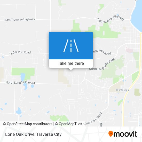 Lone Oak Drive map