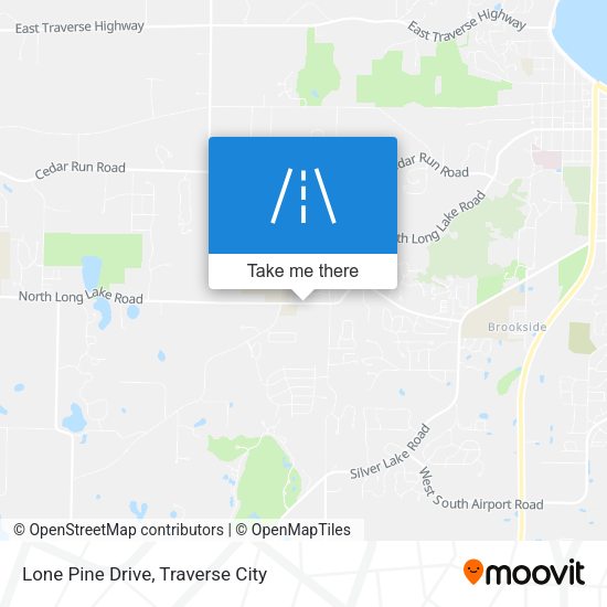 Lone Pine Drive map