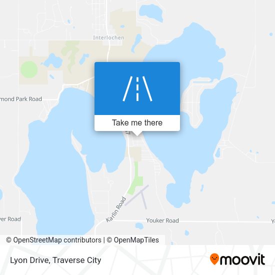 Mapa de Lyon Drive
