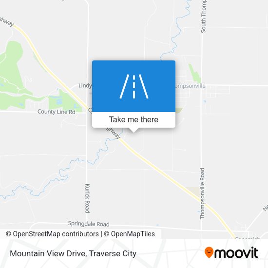 Mountain View Drive map