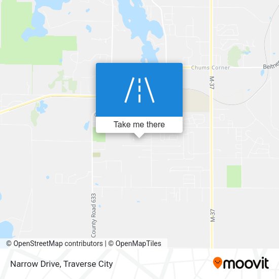 Narrow Drive map