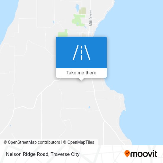 Nelson Ridge Road map