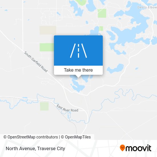 North Avenue map