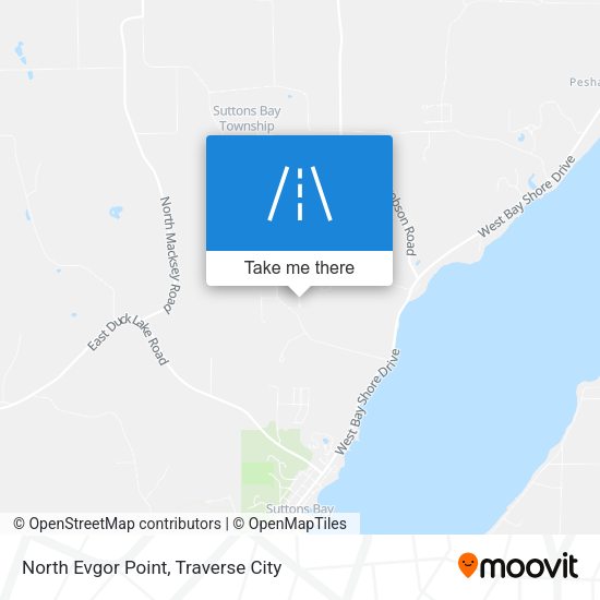 Mapa de North Evgor Point