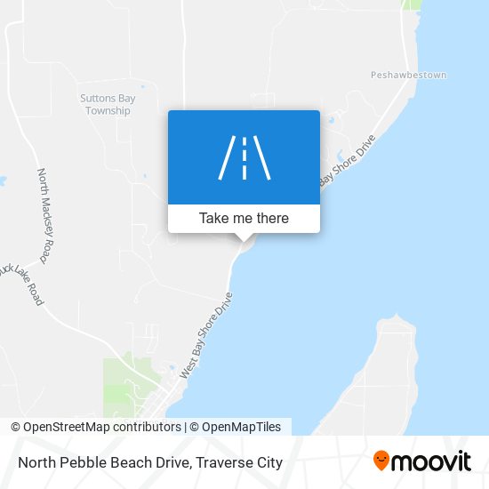 Mapa de North Pebble Beach Drive