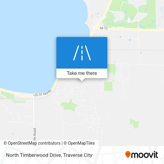 Mapa de North Timberwood Drive