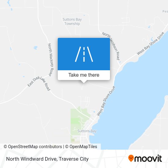 Mapa de North Windward Drive