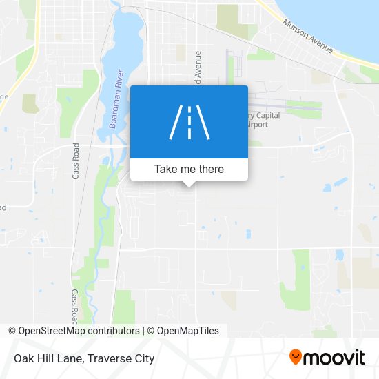 Oak Hill Lane map