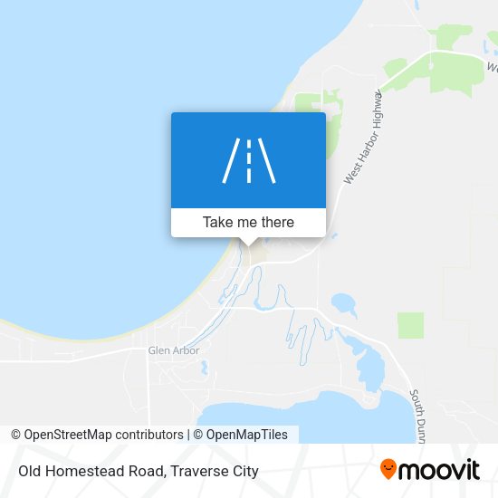 Old Homestead Road map