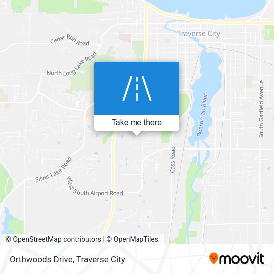 Orthwoods Drive map