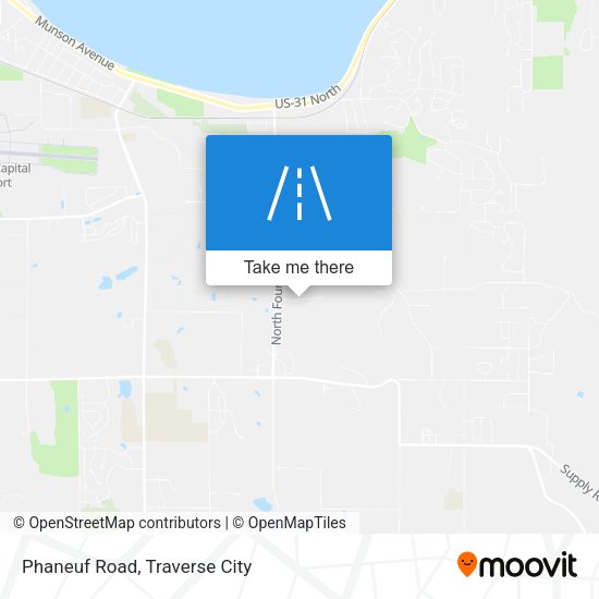 Phaneuf Road map