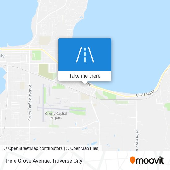 Pine Grove Avenue map
