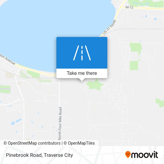 Mapa de Pinebrook Road