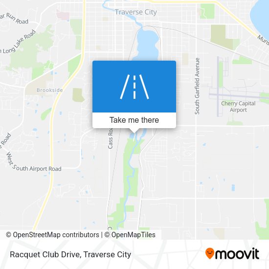 Racquet Club Drive map