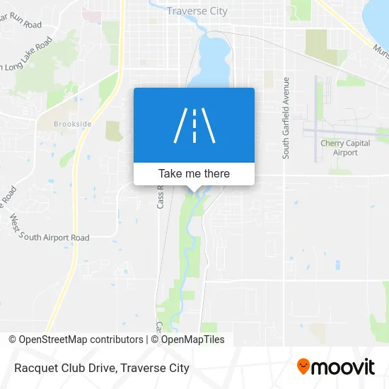 Racquet Club Drive map