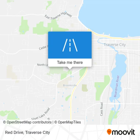 Red Drive map