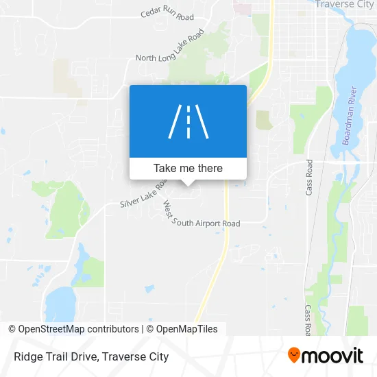 Ridge Trail Drive map