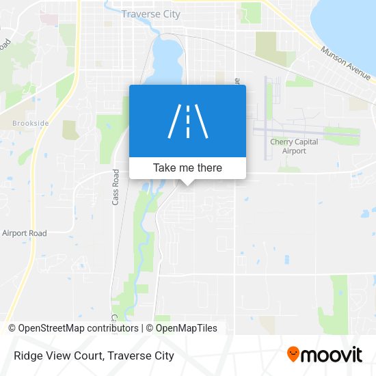 Ridge View Court map