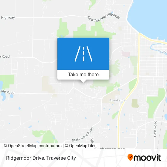 Ridgemoor Drive map