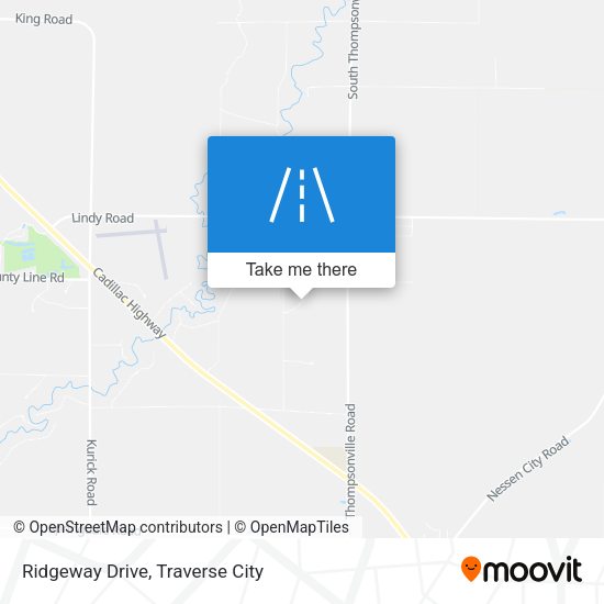 Ridgeway Drive map