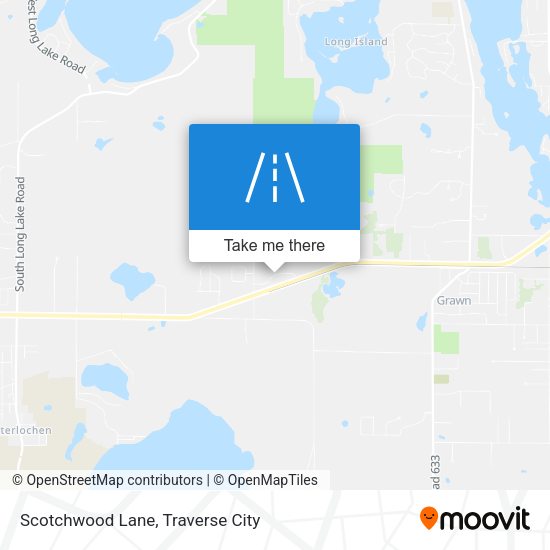 Scotchwood Lane map