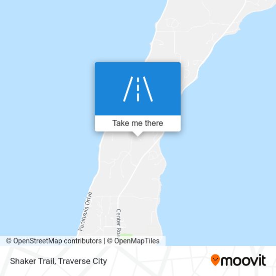 Shaker Trail map