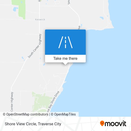 Shore View Circle map