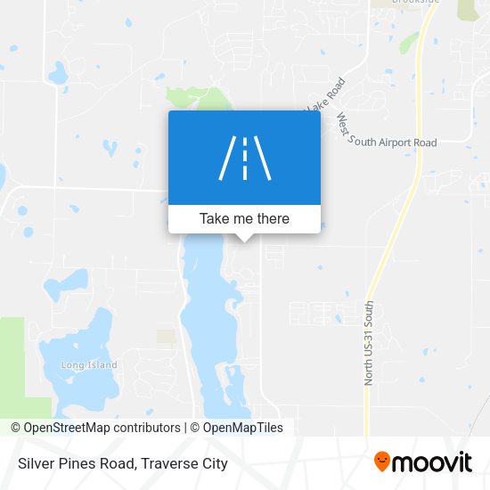 Silver Pines Road map