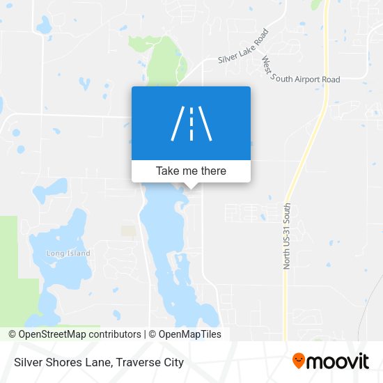 Silver Shores Lane map