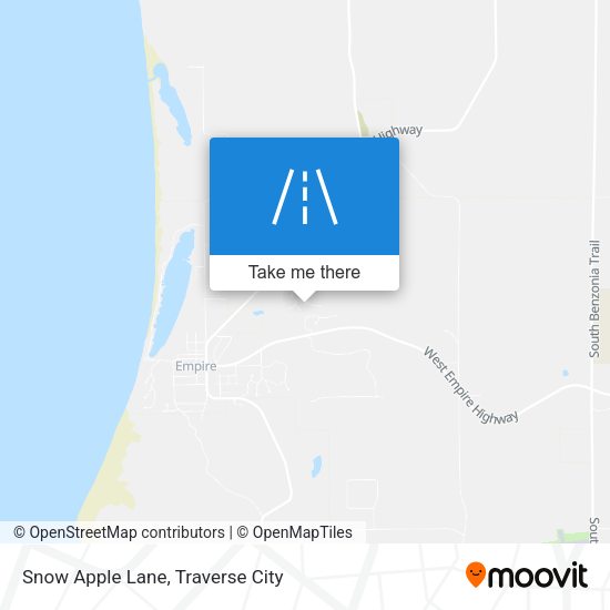 Snow Apple Lane map