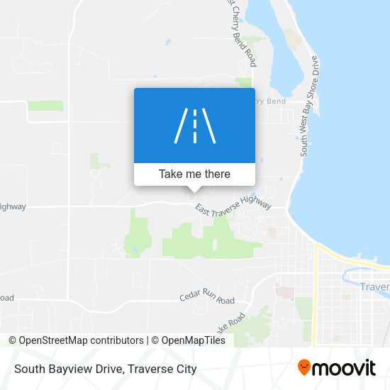South Bayview Drive map