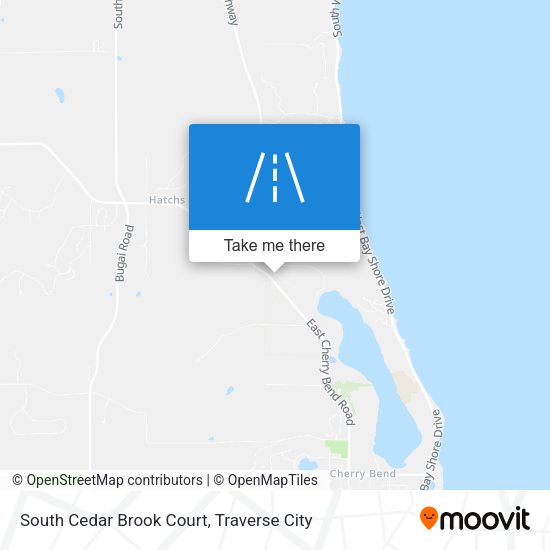 South Cedar Brook Court map