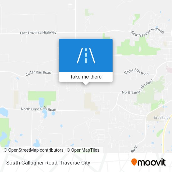 South Gallagher Road map