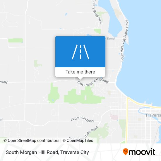 Mapa de South Morgan Hill Road