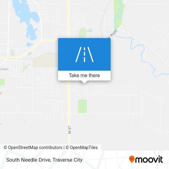 South Needle Drive map