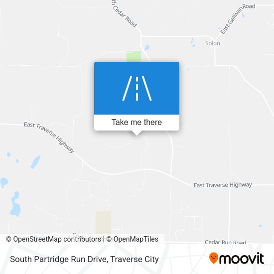 Mapa de South Partridge Run Drive