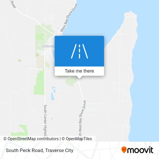 South Peck Road map